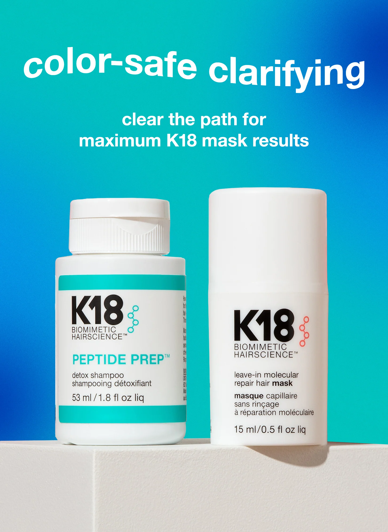 mini PEPTIDE PREP™ detox shampoo 1.8oz - Image 8